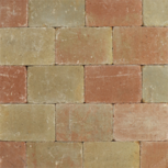 Trommelsteen 15x20x6cm terrageel Trommelsteen 15x20x6cm terrageel