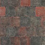 Tambour 20x20x6 cm Rood-zwart Tambour 20x20x6 cm Rood-zwart