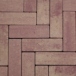 Strackstone+ Dikformaat 21x7x8cm vlak wijnrood/oker genuanceerd Strackstone+ Dikformaat 21x7x8cm vlak wijnrood/oker genuanceerd