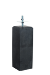 Betonpoer met verstelbare steun 15x15/18x18x50 cm Antraciet, draadeind M16 Betonpoer met verstelbare steun 15x15/18x18x50 cm Antraciet, draadeind M16