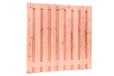 Edam-scherm 180x180 cm (17 planken, 2 liggers) Blank Edam-scherm 180x180 cm (17 planken, 2 liggers) Blank