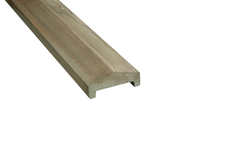Afdeklat rechtscherm 180x8,5x3,5 cm Groen geïmpregneerd Afdeklat rechtscherm 180x8,5x3,5 cm Groen geïmpregneerd