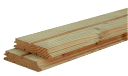 Rhombus dubbel profiel douglas 300x14x2,8 cm Groen geïmpregneerd Rhombus dubbel profiel douglas 300x14x2,8 cm Groen geïmpregneerd