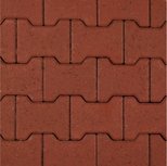 H-verbandsteen 8 cm Rood H-verbandsteen 8 cm Rood