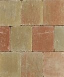 Metro Trommelsteen 15x15x6 cm Terrageel Metro Trommelsteen 15x15x6 cm Terrageel