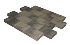 Metro Vlaksteen Grijs/Zwart 20x30x6cm Metro Vlaksteen Grijs/Zwart 20x30x6cm
