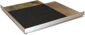 Randoplossing buitenhoek incl. rubberpad t.b.v. verstelbare tegeldrager (27 t/m 470mm) Randoplossing buitenhoek incl. rubberpad t.b.v. verstelbare tegeldrager (27 t/m 470mm)