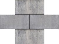 Fortress Tiles 30x60x6cm sark grijs/zwart Fortress Tiles 30x60x6cm sark grijs/zwart