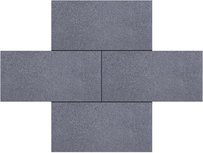 Granulati 30x60x6cm grigio scuro donkergrijs Granulati 30x60x6cm grigio scuro donkergrijs