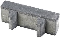 Aqua Bricks waterpasserend 10x30x8cm zwart 40% open Aqua Bricks waterpasserend 10x30x8cm zwart 40% open