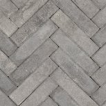 Sierbetonklinker Waalformaat 5x20x6cm grijs/zwart Sierbetonklinker Waalformaat 5x20x6cm grijs/zwart