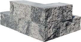 Nature Walling Hoek 29x13x11cm grijs/zwart Nature Walling Hoek 29x13x11cm grijs/zwart