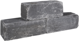 Palinoblock getrommeld 60x15x15cm antraciet Palinoblock getrommeld 60x15x15cm antraciet