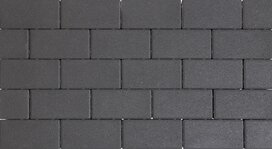 Design brick 21x10,5x6 cm black mini facet komo Design brick 21x10,5x6 cm black mini facet komo