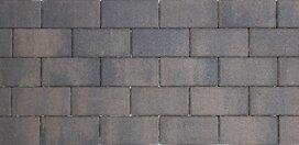 Design brick 21x10,5x6 cm dark sepia mini facet komo Design brick 21x10,5x6 cm dark sepia mini facet komo