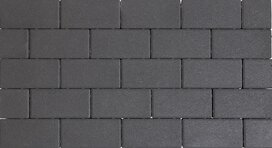 Design brick 21x10,5x8 cm black mini facet komo Design brick 21x10,5x8 cm black mini facet komo